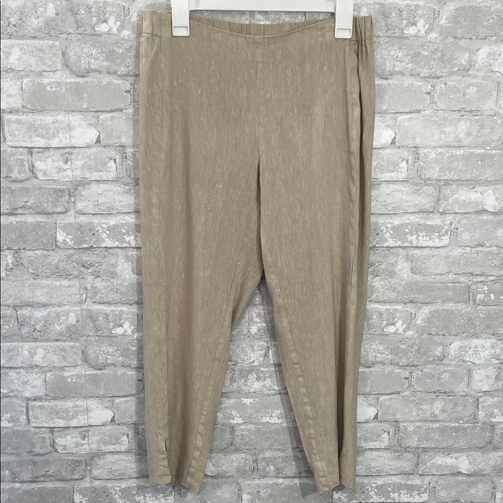 J. Jill Linen Stretch Pants in Beige